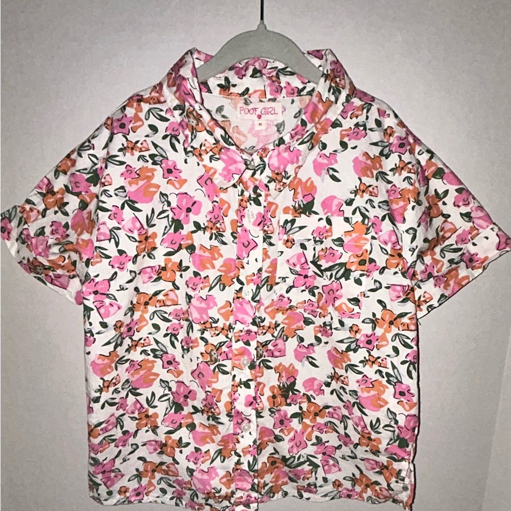 Poof Girl Floral Blouse